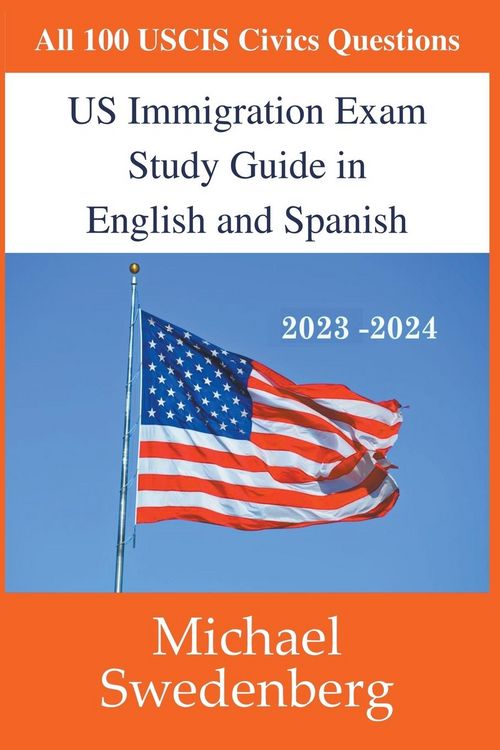 Produktbild: US Immigration Exam Study Guide in English and Spanish