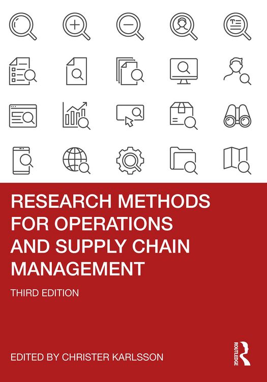 Produktbild: Research Methods for Operations and Supply Chain Management