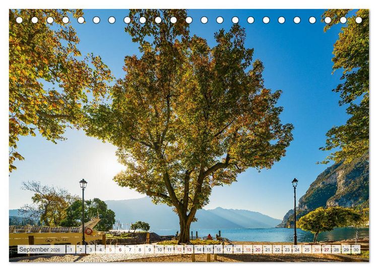 Produktbild: Riva del Garda Impressionen vom Gardasee (Tischkalender 2026 DIN A5 quer), CALVENDO Monatskalender