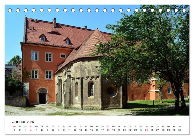 Produktbild: KLOSTER PFORTA (Tischkalender 2026 DIN A5 quer), CALVENDO Monatskalender