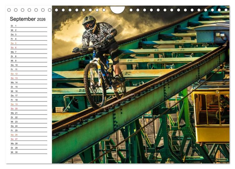 Produktbild: Mountainbike Trails (Wandkalender 2026 DIN A4 quer), CALVENDO Monatskalender