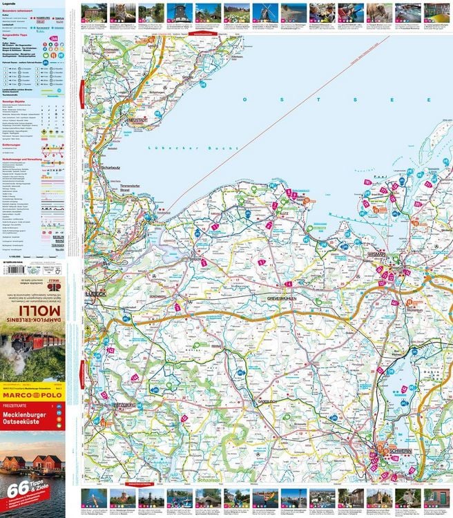 Produktbild: MARCO POLO Freizeitkarte 3 Mecklenburger Ostseek&uuml;ste 1:100.000