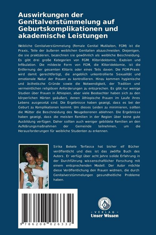 Produktbild: Auswirkungen der Genitalverst&uuml;mmelung auf Geburtskomplikationen und akademische Leistungen