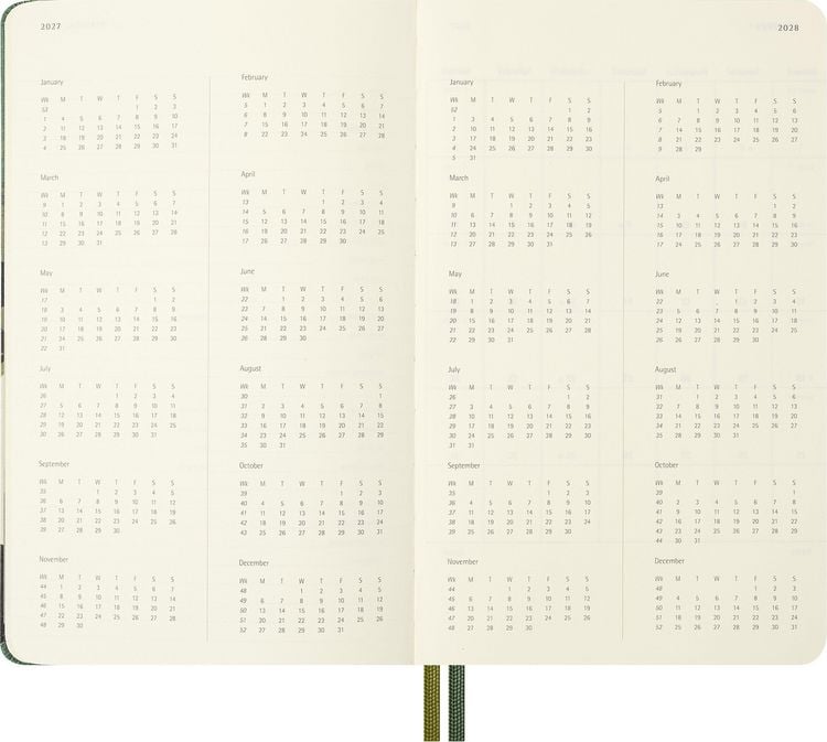 Produktbild: Moleskine 12 Monate Der Herr der Ringe Tageskalender 2027, L/A5, 1 Tag = 1 Seite, fester Einband