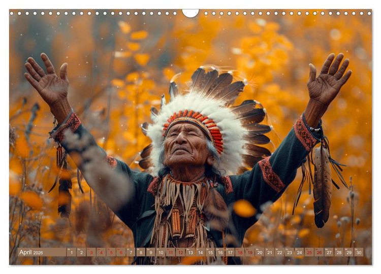 Produktbild: Reise mit der indianischen Seele (Wandkalender 2026 DIN A3 quer), CALVENDO Monatskalender