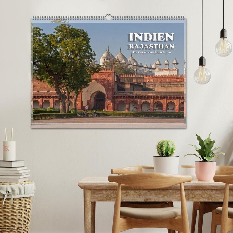 Produktbild: Indien, Rajasthan (Wandkalender 2027 DIN A2 quer), CALVENDO Monatskalender