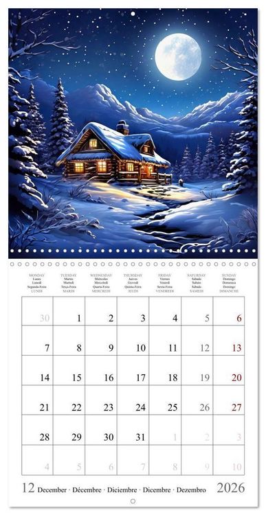 Produktbild: Bilkova, H: Magic Forest - Vacation (Wall Calendar 2026 12 &times;