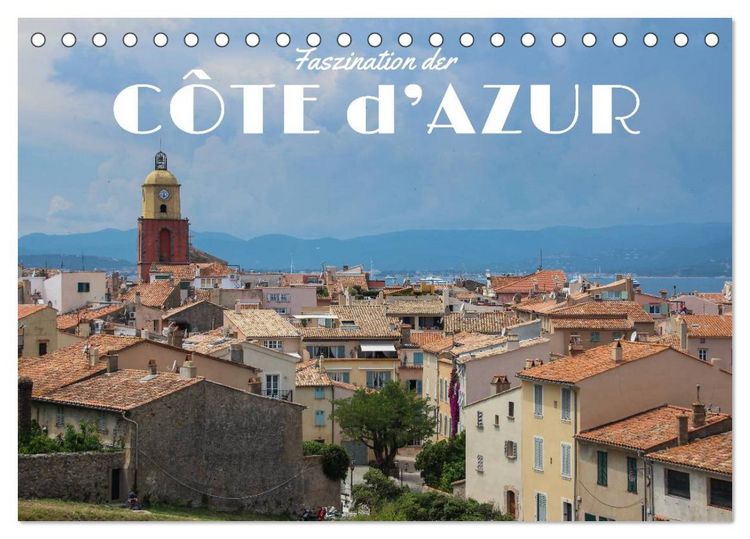 Produktbild: Faszination der C&ocirc;te d'Azur (Tischkalender 2026 DIN A5 quer), CALVENDO Monatskalender