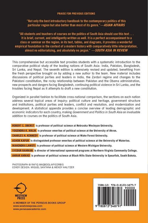 Produktbild: Government and Politics in South Asia
