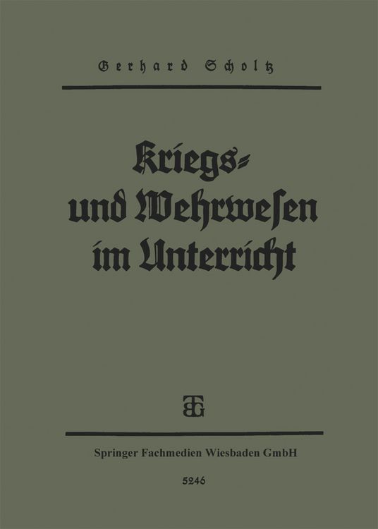 Produktbild: Kriegs- und Wehrwesen im unterricht