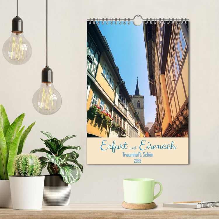 Produktbild: Erfurt und Eisenach - Traumhaft Sch&ouml;n (Wandkalender 2026 DIN A4 hoch), CALVENDO Monatskalender