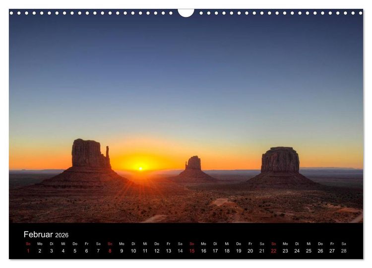 Produktbild: USA - Monumente der Sch&ouml;pfung (Wandkalender 2026 DIN A3 quer), CALVENDO Monatskalender