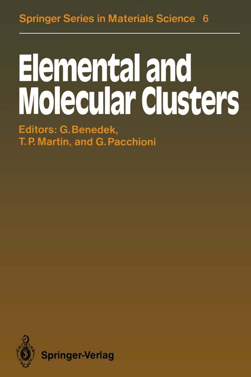 Produktbild: Elemental and Molecular Clusters