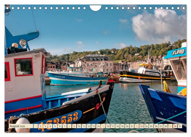 Produktbild: Honfleur - Bezauberndes Frankreich (Wandkalender 2026 DIN A4 quer), CALVENDO Monatskalender
