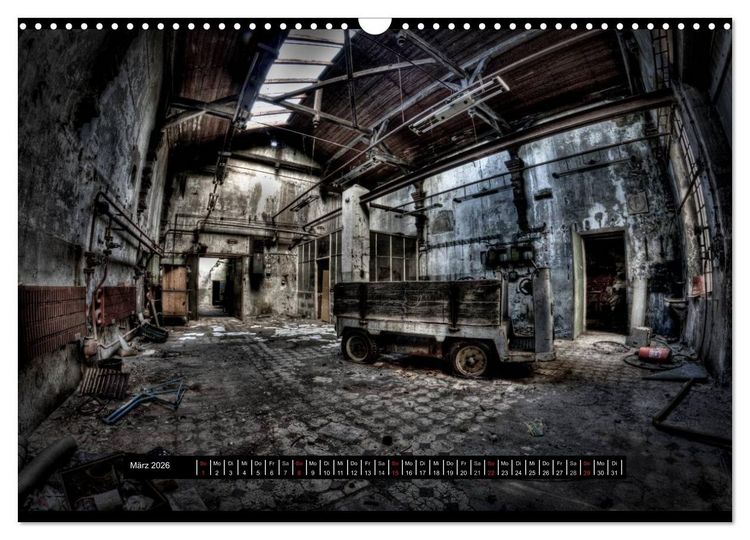 Produktbild: Lost Places, Vergessene Orte / AT-Version (Wandkalender 2026 DIN A3 quer), CALVENDO Monatskalender