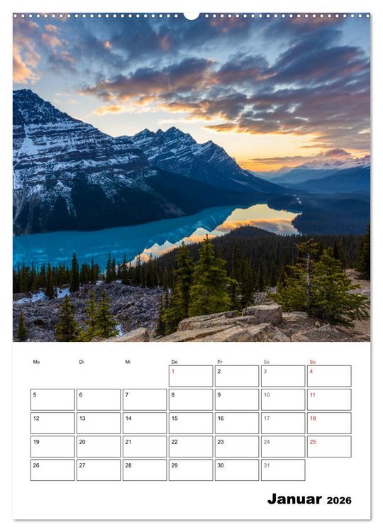 Produktbild: Mein Sch&ouml;nes Kanada (hochwertiger Premium Wandkalender 2026 DIN A2 hoch), Kunstdruck in Hochglanz