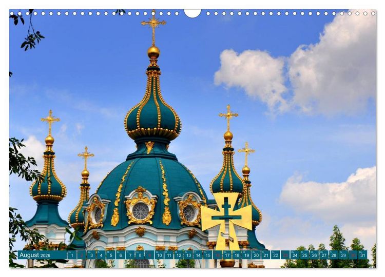 Produktbild: Kiew - Hauptstadt der Ukraine (Wandkalender 2026 DIN A3 quer), CALVENDO Monatskalender