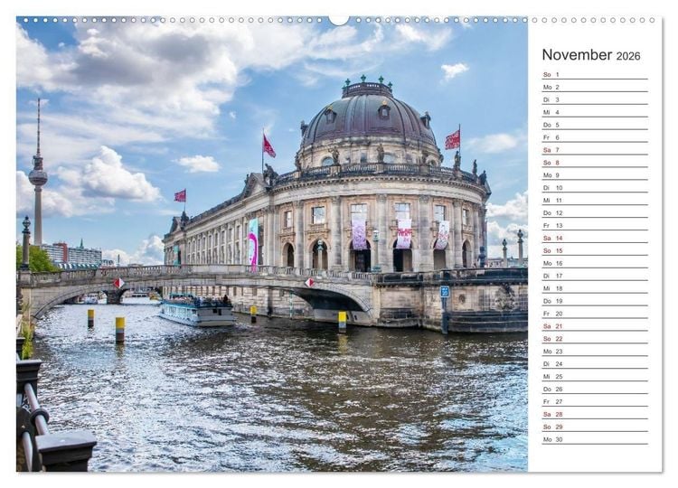 Produktbild: Berlin-Zentrum - Der Planer (Wandkalender 2026 DIN A2 quer), CALVENDO Monatskalender