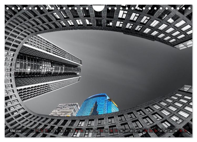 Produktbild: MAINHATTEN architektur kunst (Wandkalender 2026 DIN A4 quer), CALVENDO Monatskalender