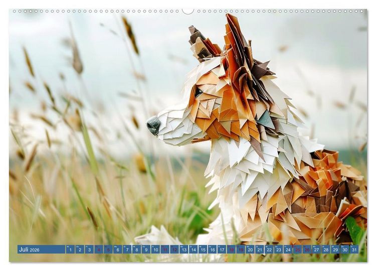 Produktbild: Wenn Papier zum Leben erwacht (Wandkalender 2026 DIN A2 quer), CALVENDO Monatskalender
