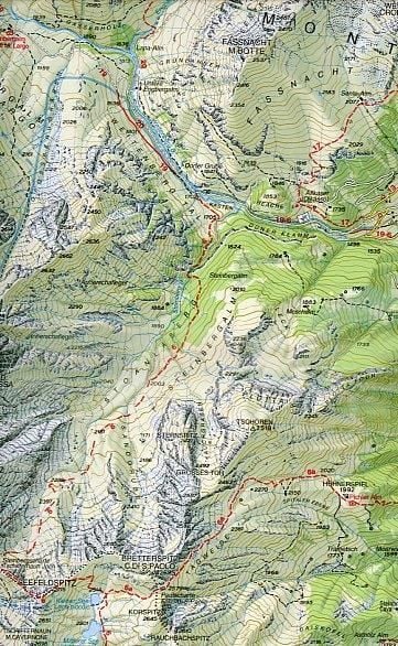Produktbild: Tabacco Wandern 1 : 25 000 Pfunderer Berge Hochfeiler