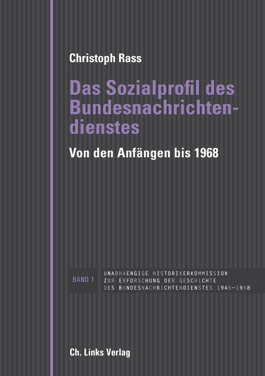 Produktbild: Das Sozialprofil des Bundesnachrichtendienstes