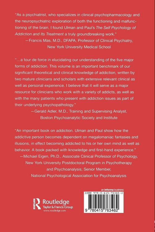 Produktbild: The Self Psychology of Addiction and its Treatment