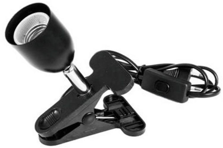 Produktbild: Eurolite 9460120N Lampenfassung-Adapter E27 230 V 60 W mit Klemmbefestigung, mit Eurostecker, mit Wippschalter
