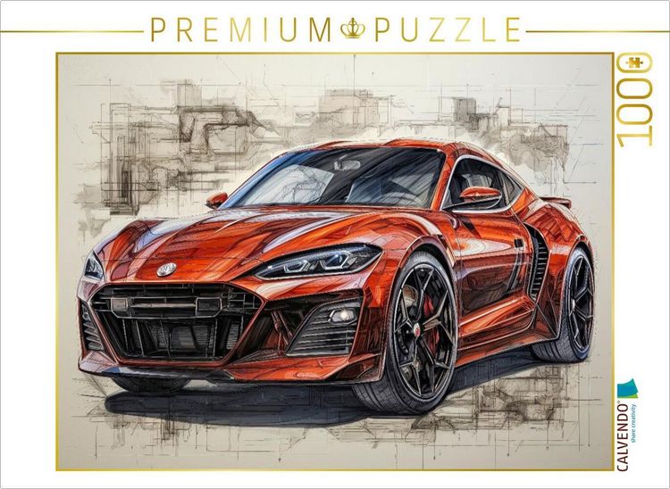 Produktbild: CALVENDO Puzzle Sportwagen | 1000 Teile Lege-Gr&ouml;&szlig;e 64x48cm Foto-Puzzle f&uuml;r gl&uuml;ckliche Stunden