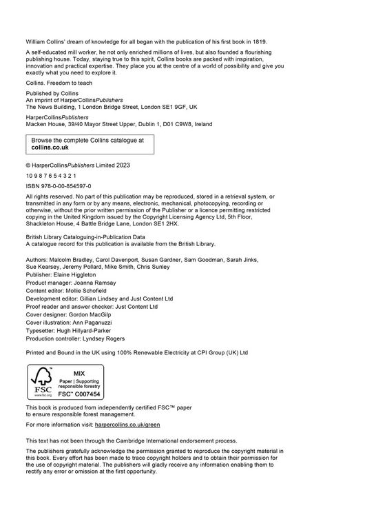 Produktbild: Cambridge Igcse(tm) Co-Ordinated Sciences Teacher Guide