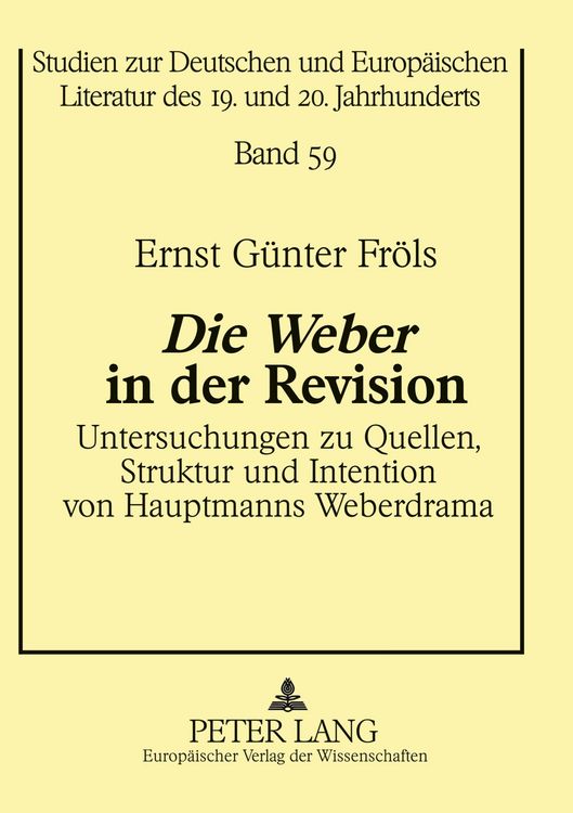 Produktbild: &laquo;Die Weber&raquo; in der Revision