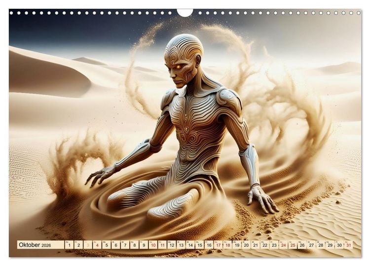 Produktbild: Sandige Visionen (Wandkalender 2026 DIN A3 quer), CALVENDO Monatskalender