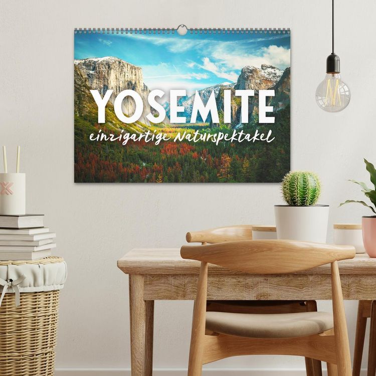 Produktbild: Yosemite - Einzigartige Naturspektakel (Wandkalender 2026 DIN A3 quer), CALVENDO Monatskalender