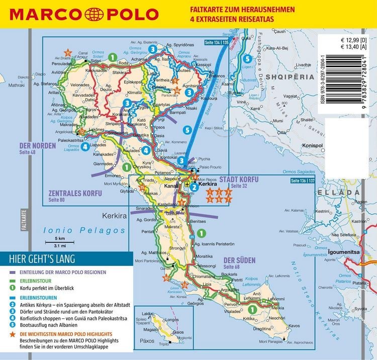 Produktbild: MARCO POLO Reisef&uuml;hrer Korfu