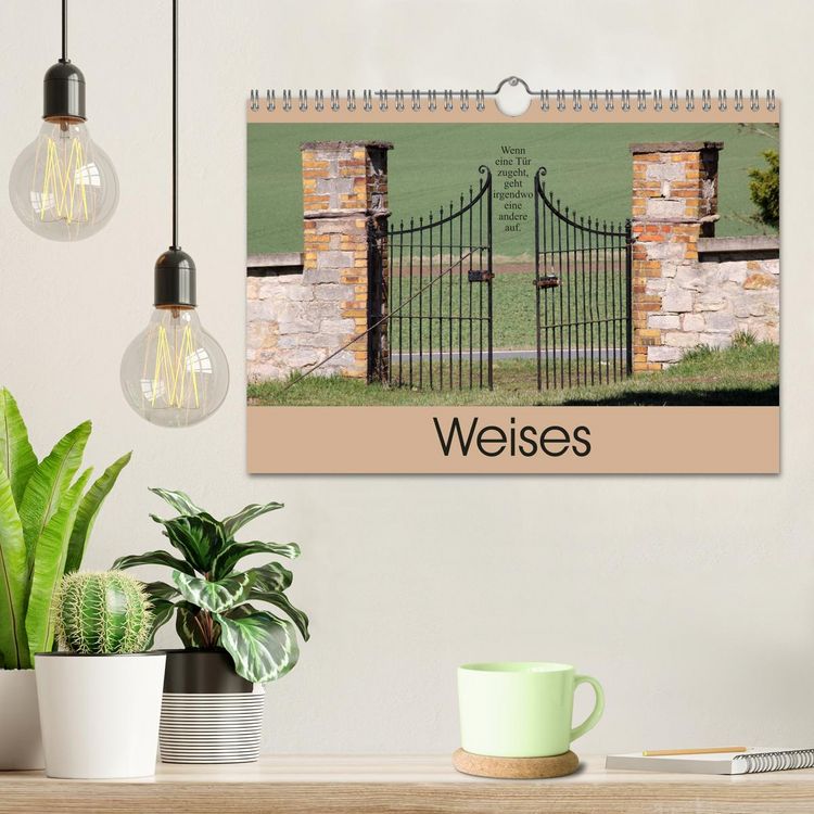Produktbild: Weises (Wandkalender 2026 DIN A4 quer), CALVENDO Monatskalender