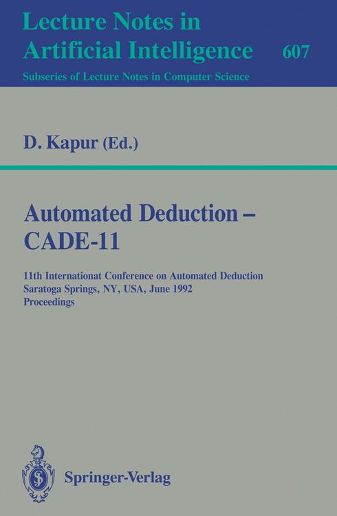Produktbild: Automated Deduction - CADE-11