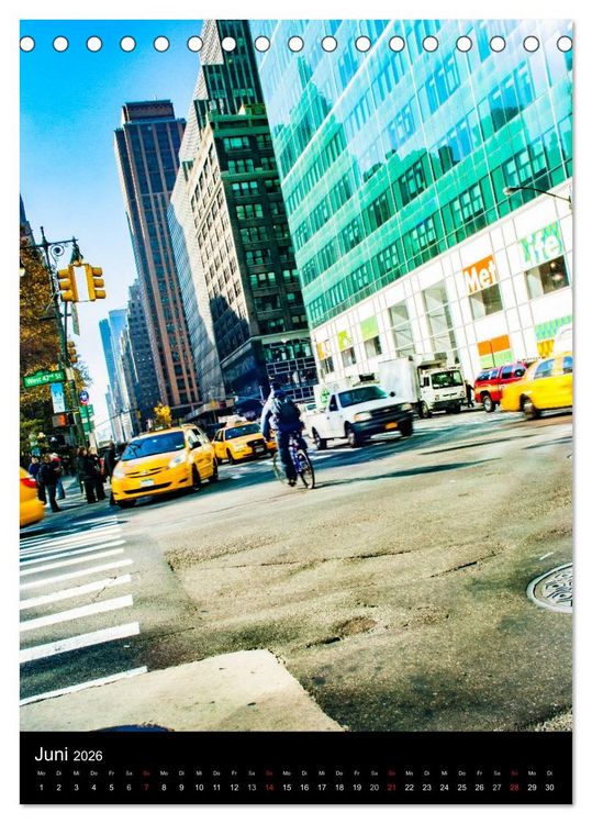 Produktbild: New York - Blickwinkel (Tischkalender 2026 DIN A5 hoch), CALVENDO Monatskalender