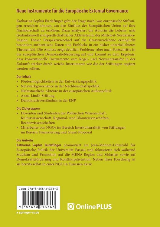 Produktbild: Neue Instrumente f&uuml;r die Europ&auml;ische External Governance