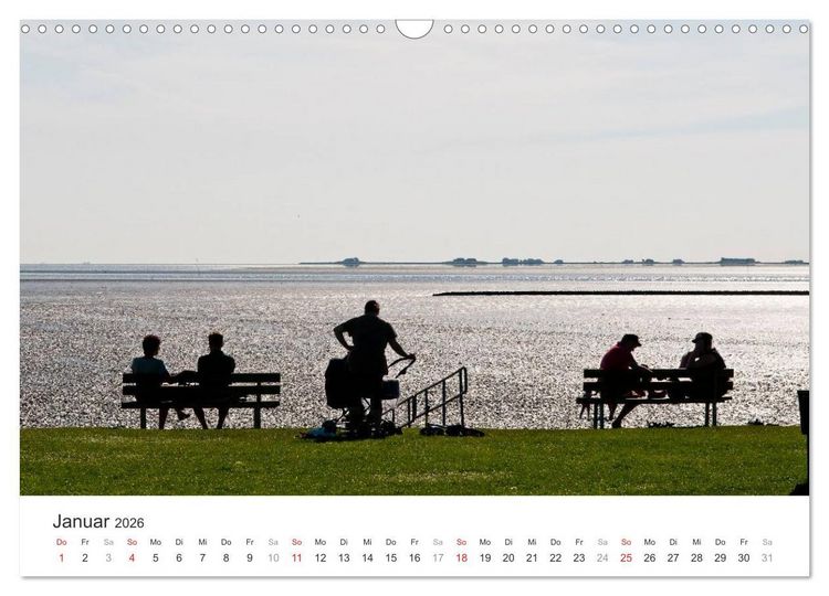 Produktbild: Hallig Hooge - zwischen Himmel und Erde (Wandkalender 2026 DIN A3 quer), CALVENDO Monatskalender