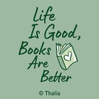 Produktbild: tolino shine / shine color - Tasche Slim - Life Is Good - Books Are Better