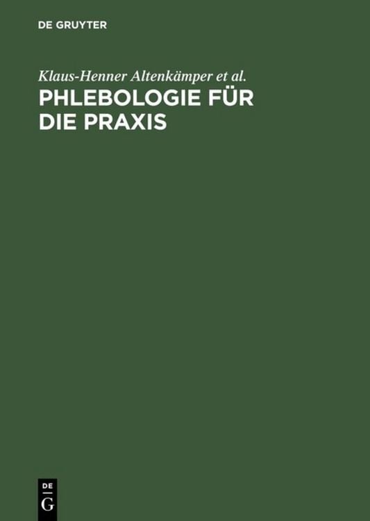 Produktbild: Phlebologie f&uuml;r die Praxis