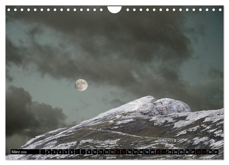 Produktbild: Weltkulturerbe Dolomiten S&uuml;d Tirol (Wandkalender 2026 DIN A4 quer), CALVENDO Monatskalender