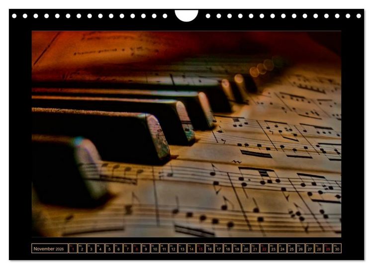 Produktbild: Klavier - Solo f&uuml;r zehn Finger (Wandkalender 2026 DIN A4 quer), CALVENDO Monatskalender