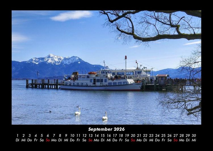 Produktbild: Boote und Segelschiffe 2026 Fotokalender DIN A3