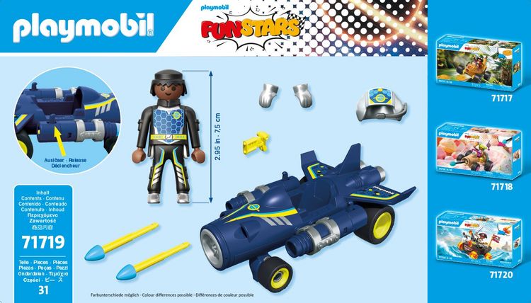 Produktbild: PLAYMOBIL 71719 Rasender Space-Jet