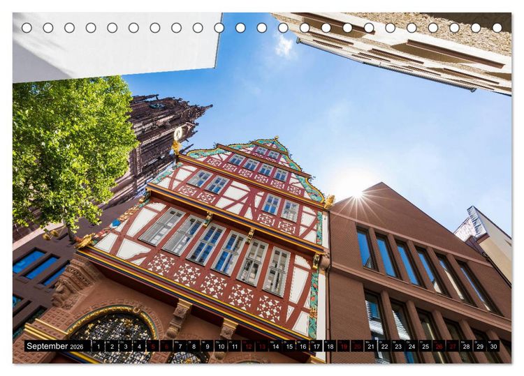Produktbild: FRANKFURT Impressionen aus Mainhattan (Tischkalender 2026 DIN A5 quer), CALVENDO Monatskalender