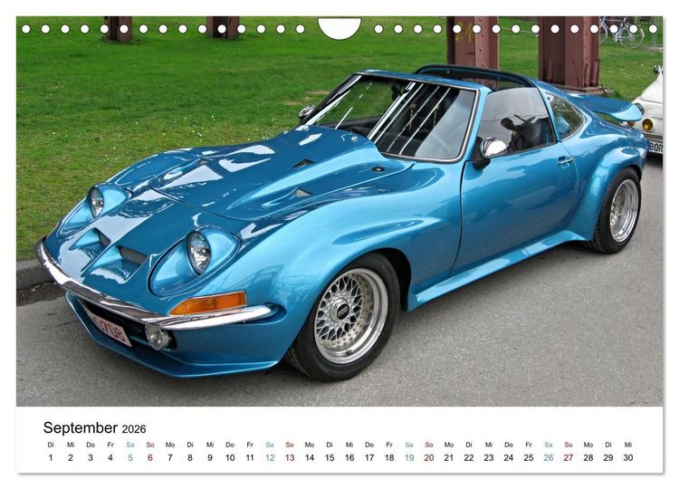 Produktbild: Autos der 70er (Wandkalender 2026 DIN A4 quer), CALVENDO Monatskalender