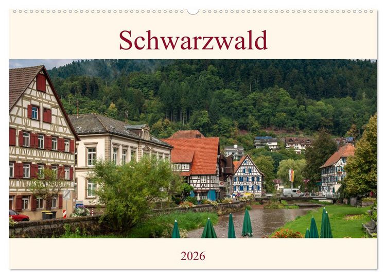 Produktbild: Schwarzwald (Wandkalender 2026 DIN A2 quer), CALVENDO Monatskalender