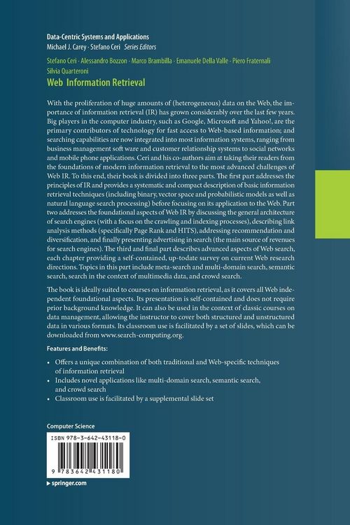 Produktbild: Web Information Retrieval