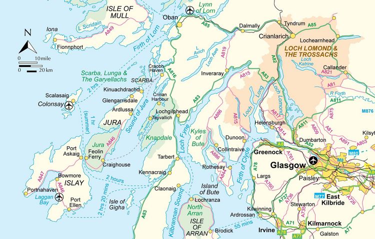 Produktbild: Walking on Jura, Islay and Colonsay